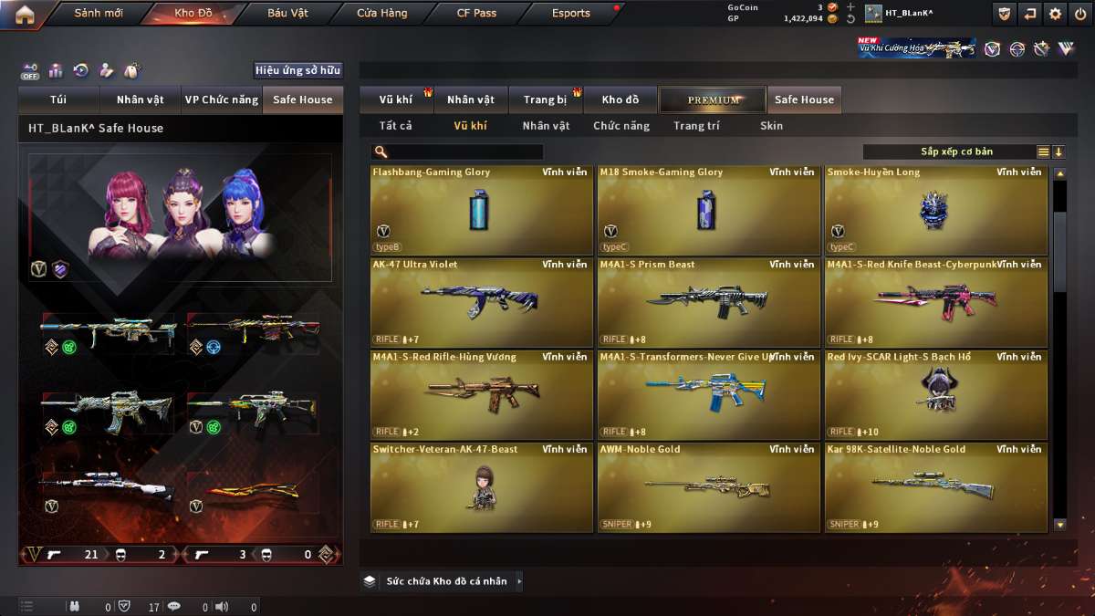 shop acc cf uy tin gia re